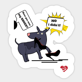 Silly Dog Sticker